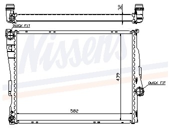 Radiator bmw 3 (e46)  winparts