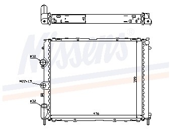 Koeler, motorkoeling renault clio ii (bb0/1/2_, cb0/1/2_)  winparts