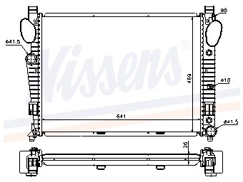 Koeler, motorkoeling - origineel mercedes-benz s-klasse (w220)  winparts