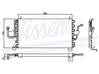 Condensator, airconditioning ford escort iv (gaf, awf, abft)  winparts