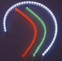 Foto van Universele flexibele ledstring - wit - 48led's - lengte 50cm universeel via winparts