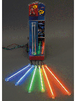 Foto van Set crystal neonstixx interieurverlichting - groen - 2x26,5cm (2x10,5'') universeel via winparts