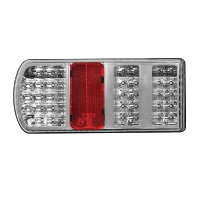 Achterlicht 43 led links 225x105mm universeel  winparts