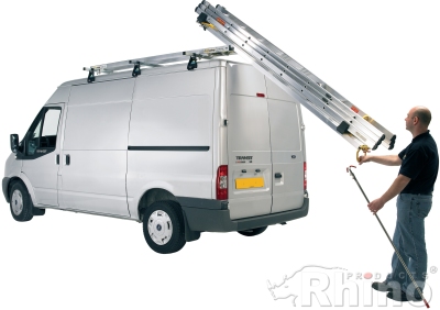 Safestow; laden en lossen van een ladder citroen jumper bestelwagen  winparts