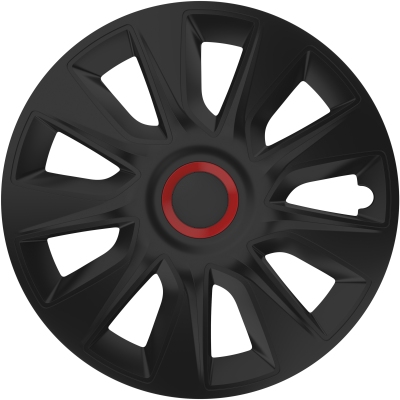 4-delige wieldoppenset stratos red ring black 13 inch universeel  winparts