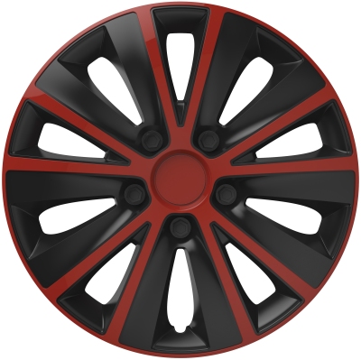 4-delige wieldoppenset rapide red&black 13 inch universeel  winparts