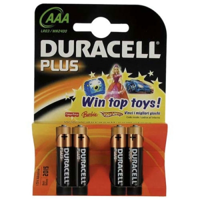 Duracell mini penlite aaa batterij universeel  winparts