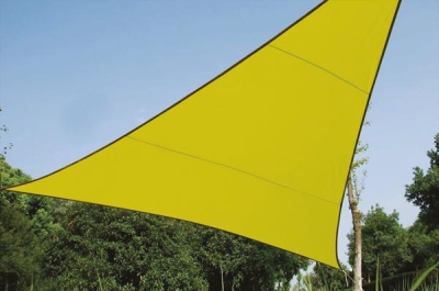 Zonnezeil - driehoek 3.6 x 3.6 x 3.6 m kleur: lichtgroen universeel  winparts
