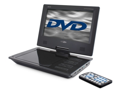Foto van Draagbare dvd speler met 9” monitor en ingebouwde batterij universeel via winparts