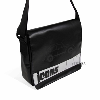 Foto van Vw kever dekzeil messenger bag - black universeel via winparts
