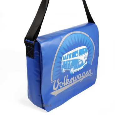 Foto van Vw t1 messenger bag - blauw universeel via winparts