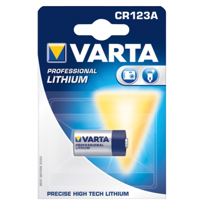Varta lithium prof cr123a blister 1 stuks universeel  winparts