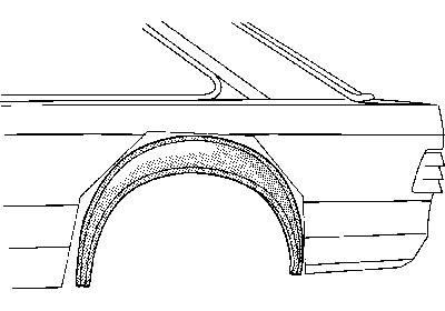 Plaatwerkdeel rd iii 80-.bi.wielschermr ford escort iii (gaa)  winparts