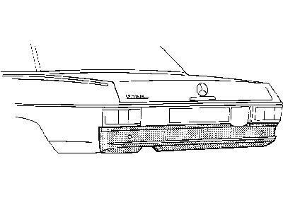 Oversizedeel c.114/5 68-75.pl o arbump mercedes-benz /8 (w114)  winparts