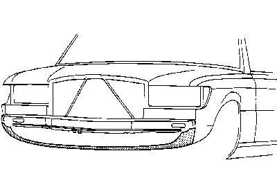 Onderste voorpaneel mercedes-benz s-klasse (w116)  winparts