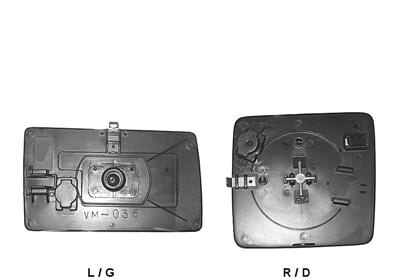 Spiegelglas rechts uitwisselbaar met origineel mercedes-benz 190 (w201)  winparts