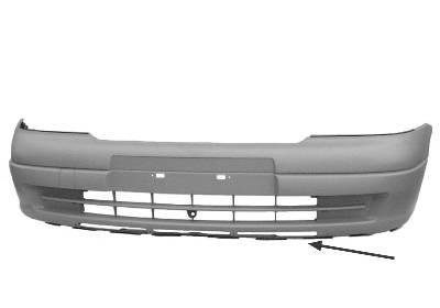 Voorbumper in primer +diesel opel astra g hatchback (f48_, f08_)  winparts