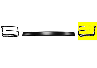 Voorpaneel links type i volkswagen transporter iv bus (70xb, 70xc, 7db, 7dw, 7dk)  winparts