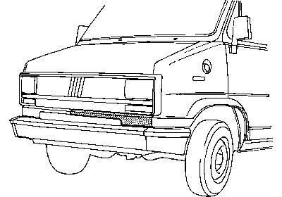 Foto van Plaatwerkdeel ducato voorpaneel midden fiat ducato bestelwagen (290_) via winparts