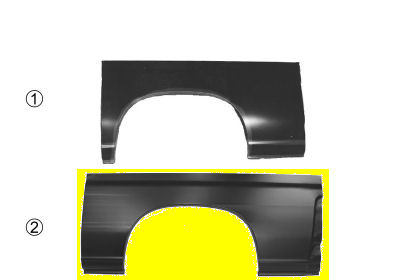 Plaatwerkdeel wielrand r lange type citroen jumper bestelwagen (230l)  winparts