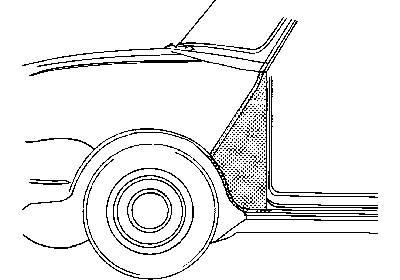 Oversizedeel n mini 68-76.voorschermpl austin mini  winparts