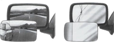 Plakspiegelglas bmw e36/e34/e39/e32/e28 bmw 3 cabriolet (e30)  winparts