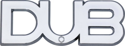 Logo dub 104x36mm - zelfklevend universeel  winparts