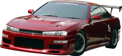 Chargespeed voorbumper nissan s14 2e serie (frp)  winparts