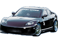 Chargespeed voorbumper mazda rx-8 se3p (frp) mazda rx 8 (se17)  winparts