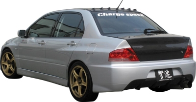 Chargespeed achterbumper mitsubishi lancer evo 9-look ct9a incl (frp) centre mitsubishi lancer saloon (cs_a, ct0)  winparts