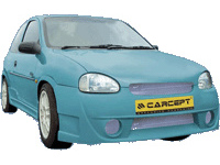Carcept voorbumper opel corsa b 1993-2000 basic ii opel corsa b bestelwagen (73_)  winparts