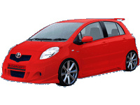 Carcept voorbumper toyota yaris 2006- extreme toyota yaris (scp9_, nsp9_, ksp9_, ncp9_, zsp9_)  winparts