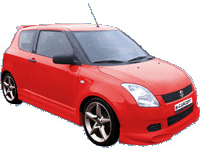 Carcept voorspoiler suzuki swift hb 2005- excl. facelift  winparts