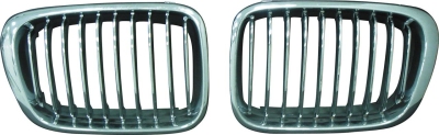 Chromen grills bmw 3-serie e46 4 deurs 1998-2001 bmw 3 compact (e46)  winparts
