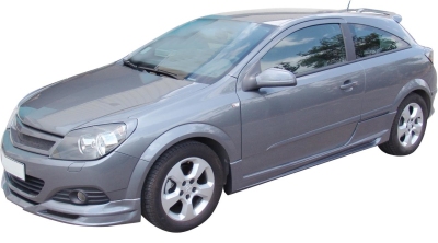 Foto van Voorspoiler opel astra h gtc 3-deurs 2005-2009 (abs) opel astra h stationwagen (l35) via winparts