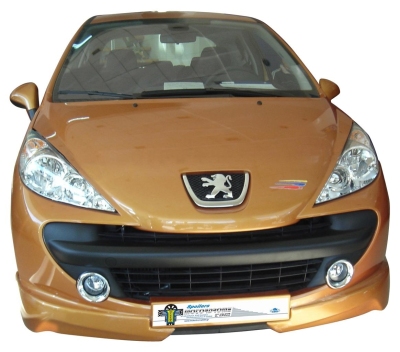 Voorspoiler (corners) peugeot 207 2006- (abs) peugeot 207 cc (wd_)  winparts