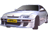 Ibherdesign voorbumper honda crx 1988-1992 'predator' excl. vtec honda crx ii (ed, ee)  winparts