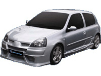 Ibherdesign voorbumper renault clio iii 2001- 'warp' renault clio ii (bb0/1/2_, cb0/1/2_)  winparts