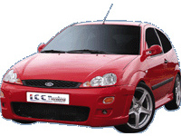 Icc-tuning sideskirts ford focus 3/5-deurs 1998-2004 'rs-look' ford focus stationwagen (dnw)  winparts