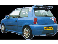 Lester achterbumperskirt volkswagen lupo excl. uitlaatuitsparing volkswagen lupo (6x1, 6e1)  winparts