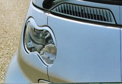 Foto van Lester koplampspoilers mcc smart fortwo/cabrio 2002-2006 smart cabrio (450) via winparts