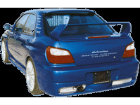 Lester achterbumperskirt subaru impreza 2000-2003 'type l' subaru impreza stationwagen (gg)  winparts