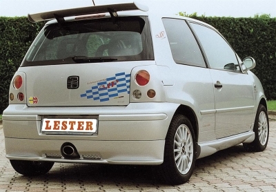 Lester achterbumperskirt seat arosa sport 2001- (tbv middenuitlaat) seat arosa (6h)  winparts