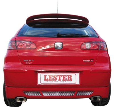 Lester achterbumperskirt seat ibiza 6l 2002-2006 (tbv dubbele uitlaat) seat ibiza iv (6l1)  winparts