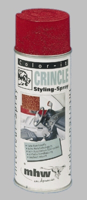 Foto van Mhw color-it crincle spray - imola rood - 1x400ml universeel via winparts
