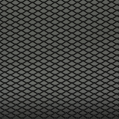 Foto van Racegaas aluminium zwart - ruitdesign 16x8mm - 125x25cm universeel via winparts