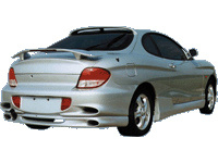 Achterspoiler hyundai coupe 1999-2001 incl. remlicht hyundai coupe (rd)  winparts