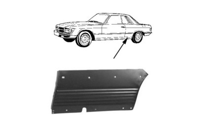 Plaatwerkdeel zijplaatlinks(slc) mercedes-benz sl coupé (c107)  winparts