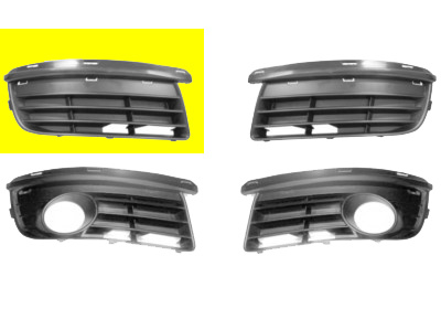 Foto van Bumpergrill onder rechts zonder mistlichtgat volkswagen jetta iii (1k2) via winparts