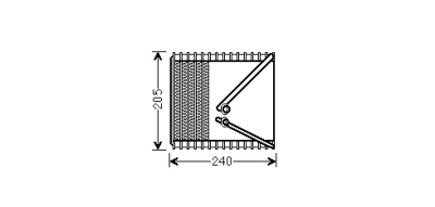 Foto van Airco verdamper 1.2 / 1.6 fiat punto (188_) via winparts